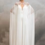 Gathered Draping Cape