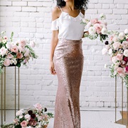 Sequin Wedding Skirt