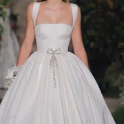 Rhinestone Bow on Wedding Dress