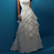 Crisscross Layered Ruffles on Skirt