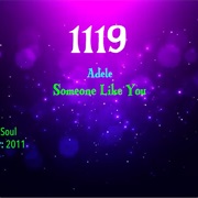 #7532 Someone Like You by Adele