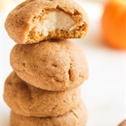 Cheesecake Stuffed Pumpkin Snickerdoodles
