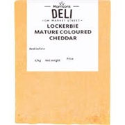 Lockerbie Mature Coloured Cheddar