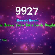 #9964 Mrs. Brown, You've Got a Lovely Daughter by Herman's Hermits
