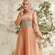 Multiple Sparkly Bands Around Bodice