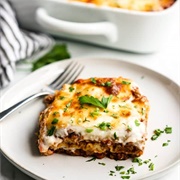 Minced Beef and Mozzarella Lasagne With Béchamel Sauce