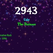 #8122 the Distance by Cake