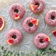 Blood Orange Cake Donut
