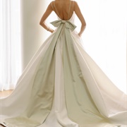 Satin or Silk Bow on Dress