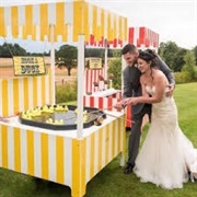 Carnival Games and Decor at Reception