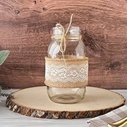 Decorated Mason Jars in Centerpieces