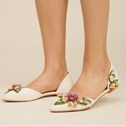 D'Orsay Flats for Bride