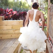 Thin-Line Racerback Gown