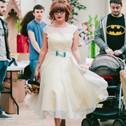 Colorful Bow on Belt