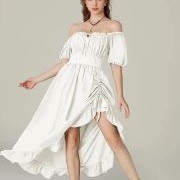 Drawstring on Side of Skirt