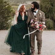 Green Wedding Dress