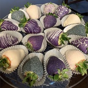 Purple and Grey Food