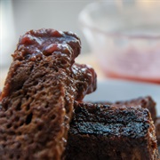 Pumpernickel Bread With Chocolate Custard
