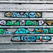 Millennium Bridge Tiny Chewing Gum Art