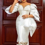 Tiered Sleeves on Dress