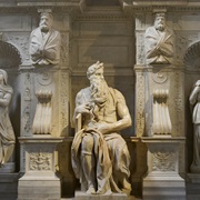 Michelangelo's Moses, Roma