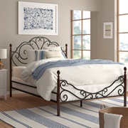 Curlicue, Wrought Iron Bedframe