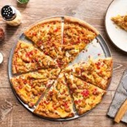 Bacon Pepperoni and Chicken Pizza