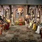 26. Ramas Shoes Installed on the Throne of Ayodhya