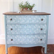 Stenciling on Furniture