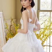 3D Flowers Dangling off Dress