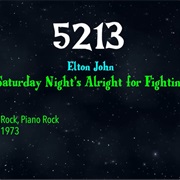 #8723 Saturday Night's Alright for Fighting by Elton John