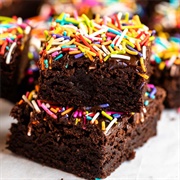 Brownie With Sprinkles