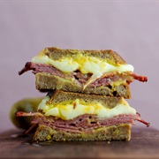 Montreal Steak Seasoned Mozzarella and Cheddar Grilled Cheese