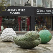 Custard Apple, Breadfruit, and Soursop Sculptures