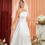 Beaded Embellishment on Side of Dress