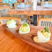 Potato Salad Deviled Eggs