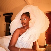 Large Shoulder Poof Around Head