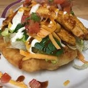Chicken Frybread Taco