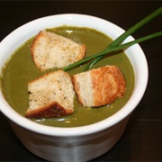 Walnut Spinach Bisque