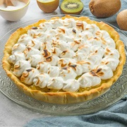 Kiwi Meringue Tart