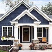 House Painted Blue