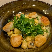 Plancha-Seared Scallops & Parisian Gnocchi