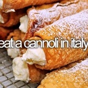 Eat a Cannoli in Italy