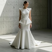 Sculptural Shoulders and Hips on Dress