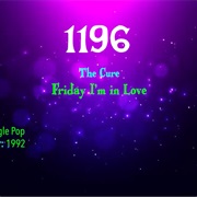 #7561 Friday I'm in Love by the Cure