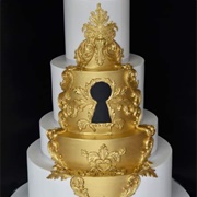 Keyhole Wedding Cake