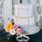 Cake Edges Outlined With Color