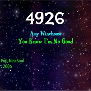 #8652 You Know I'm No Good by Amy Winehouse