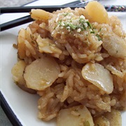 Rice With Water Chestnuts and Ginseng