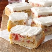 Rhubarb Custard Bar